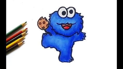 Cookie Monster Drawing