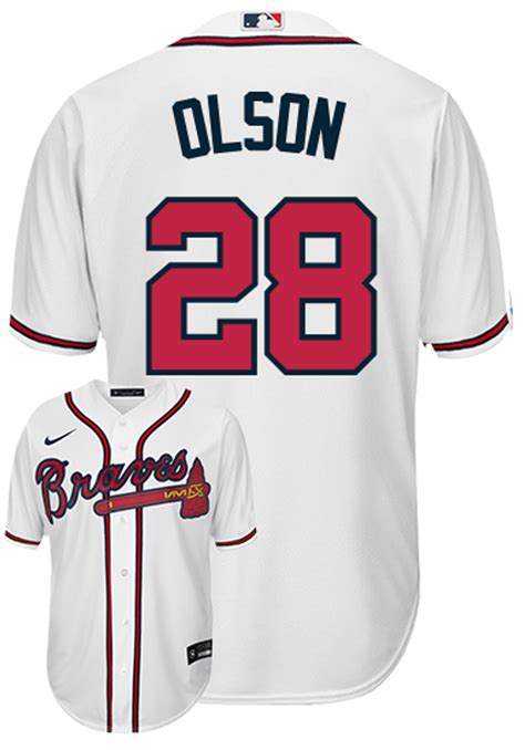 Matt Olson Jersey - Atlanta Braves Limited Adult Home Jersey