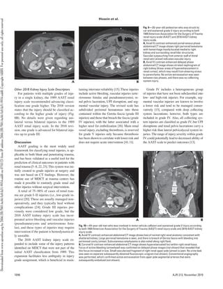 A Review of the American Association for the Surgery of Trauma’s Updated Kidney Injury Scale to ...