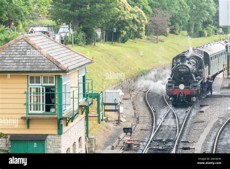 Swanage steam railway Stock Photo - Alamy