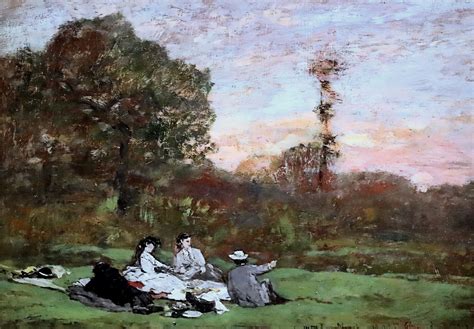 IMG_8828 Eugène Boudin. 1824-1898. Paris Deauville. Le Déjeuner sur l'herbe. Lunch on the Grass ...