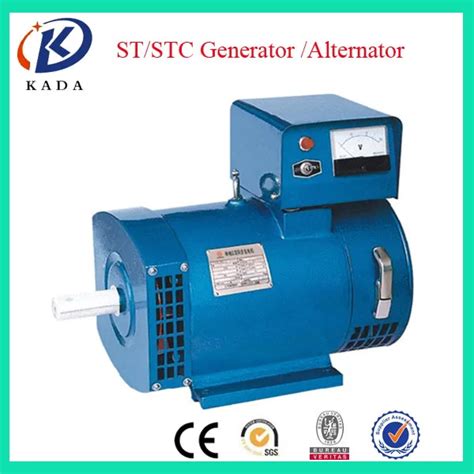 St-5kw Single Phase Brush 5kva Generator 220v 50hz Alternator Free Shipping To Russia Station By ...