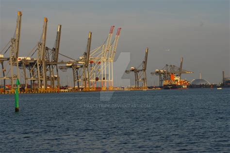 southampton container docks by paulstride on DeviantArt