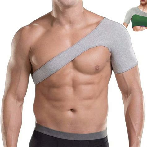 Aptoco Bamboo Charcoal Shoulder Brace, Sleeve Arm Single Support Compression - Walmart.com ...