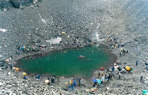 Roopkund Lake is a glacial lake located in the Himalayan ranges of # ...