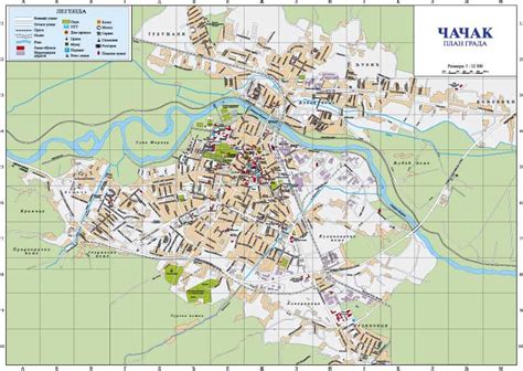 - Мапа града :: Град Чачак