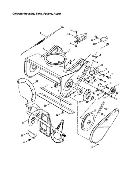 snapper snowblower parts diagram - Wiring Diagram