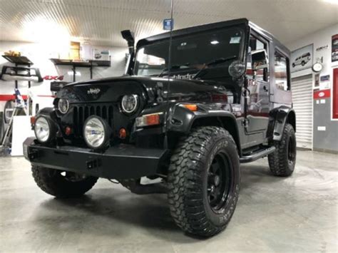 This Customized Mahindra Thar 4x4 Hardtop Is Nothing Short Of Menacing