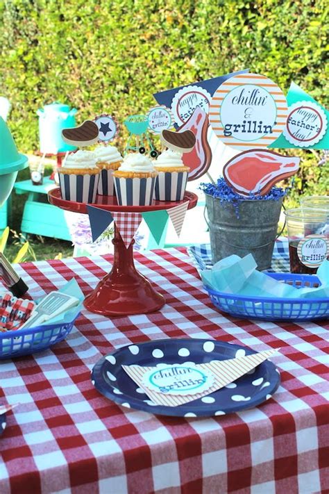 Father's Day BBQ Ideas + Free printables - LAURA'S little PARTY