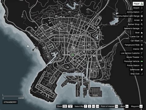 A Closer Look At The Gta 5 Map Los Santos Gta Boom | Images and Photos ...