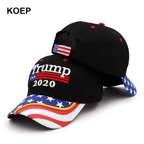 New Donald Trump 2020 Cap USA Flag Baseball Caps Keep America Great ...