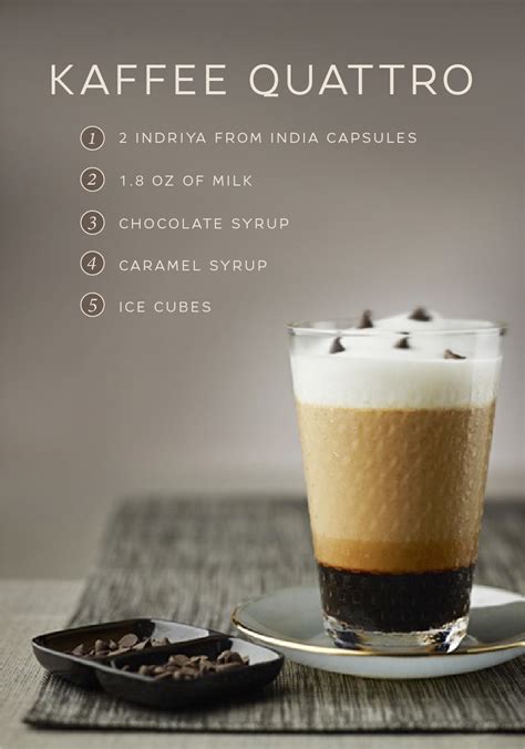 Decadent Kaffee Quattro Recipe with Nespresso