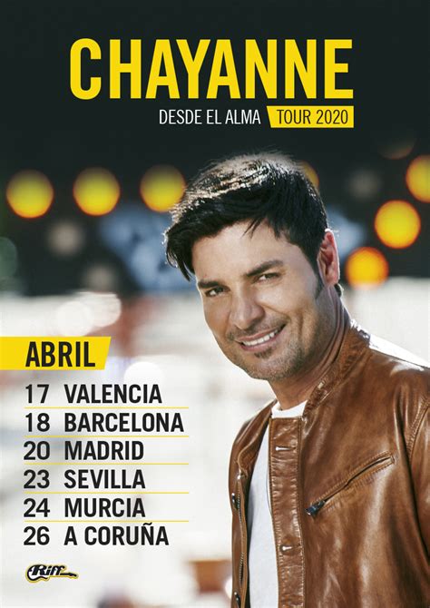 CHAYANNE “DESDE EL ALMA” TOUR 2020 – Riff Producciones