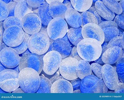 Blue glass stones stock photo. Image of colored, colorful - 35398914