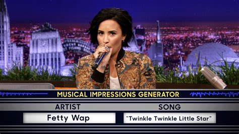 Watch The Tonight Show Starring Jimmy Fallon Highlight: Wheel of Musical Impressions with Demi ...