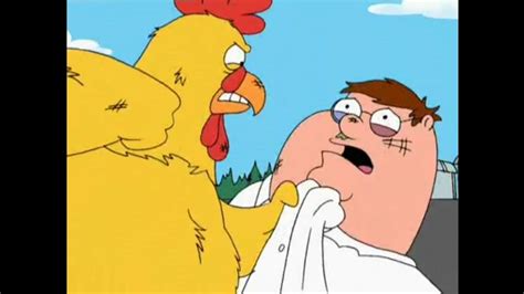 Family Guy- Second Chicken Fight (Peter Griffin vs. Ernie The Giant Chicken) - YouTube