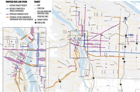 Here are the 20 bus routes in Portland’s new ‘Rose Lane Vision’ – BikePortland