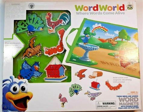 PBS Kids Word World Word Magnets Bird Words with Fold and go Play Mat Age 3+ | #2072978335