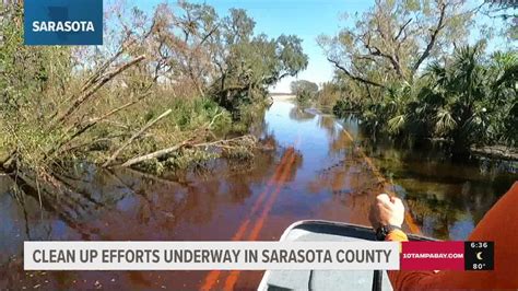 Sarasota community cleaning up after levee break | wtsp.com