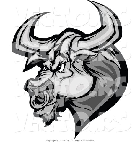 bull graphic royalty free - Google Search | Grayscale, Cartoon, Vector ...