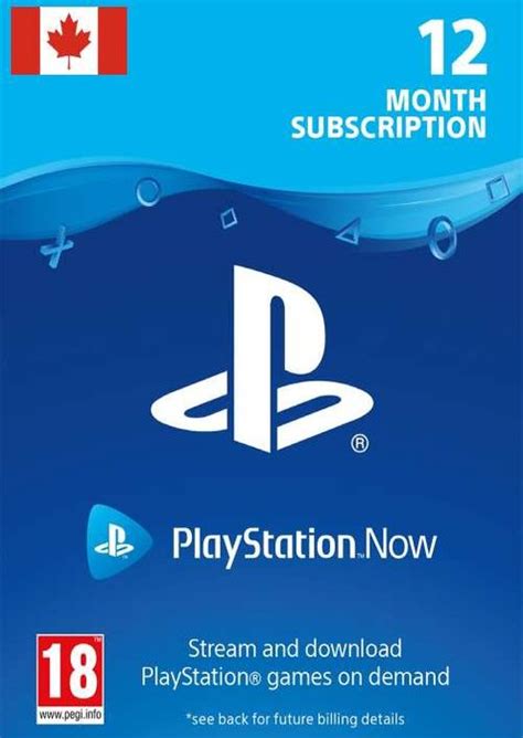 PlayStation Now - 12 Month Subscription (Canada) | PlayStation | CDKeys