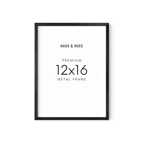 Haus and Hues 12x16 Black Frame 12x16 Frame Metal Black Frame, Thin ...