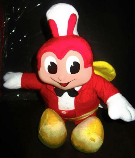 2016 JOLLIBEE DOLL TALKING and will light up STUFF PLUSH TOY 12" TALL HARD FACE | eBay