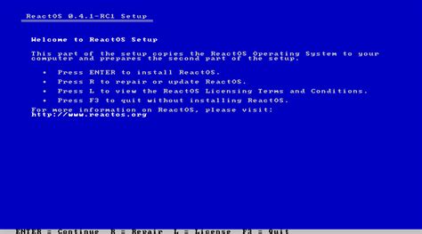 Getting started with ReactOS