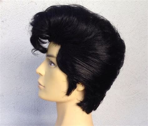 Elvis Presley Adult Men's Costume Wig A True by littlepennylane