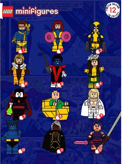 We need more x-men LEGO mini figure. : r/xmen