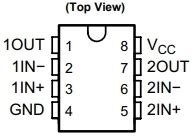 The Lm358 Operational Amplifier Pinout Schematic Lm358 Op Amp Pinout Images