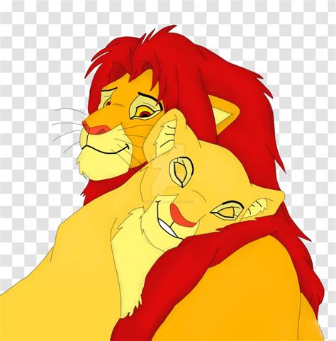 The Lion King Nala Simba Drawing - Heart Transparent PNG