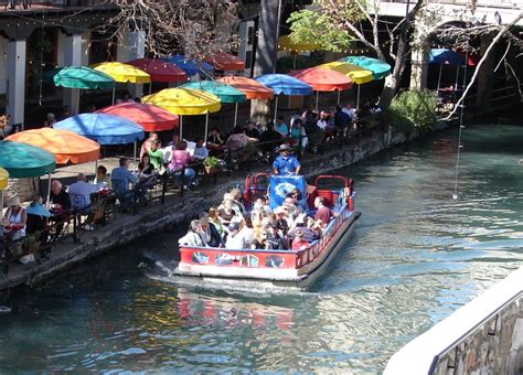 A beautiful day for a Rio San Antonio river cruise! | San antonio river, River cruises, River walk