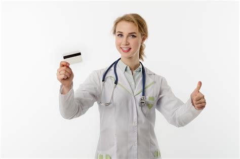 Premium Photo | Doctor in white suit on a white background