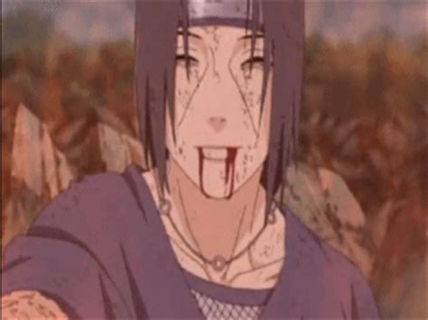 Itachi last smile.GIF by MiniFru on DeviantArt