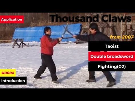 Broadsword Fighting Techniques(basic)-02 [Thousand Claws] - YouTube