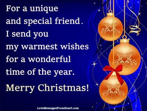 Christmas Messages From The Heart, To A Friend | Love Messages From The Heart