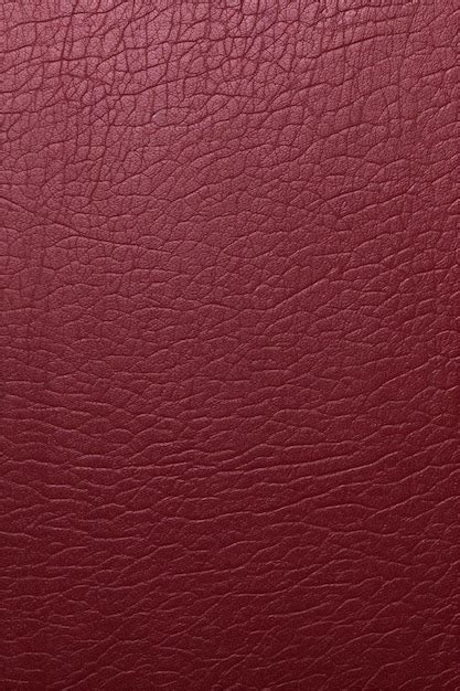 Premium AI Image | Simple Maroon color leather texture background