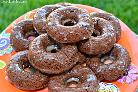 Chocolate Glazed Donuts - The Cookin Chicks