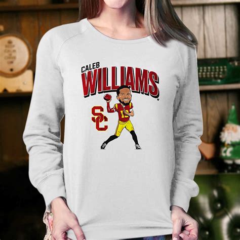 Caleb Williams Caricature Usc Trojans Football Shirt - Shibtee Clothing