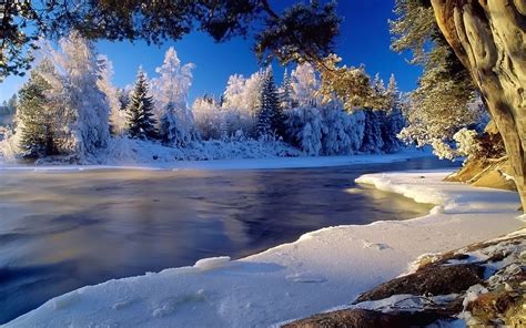 Winter Landscape Wallpapers - WallpaperSafari