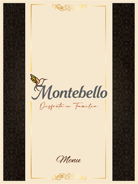 Montebello Menu 2023 | PDF