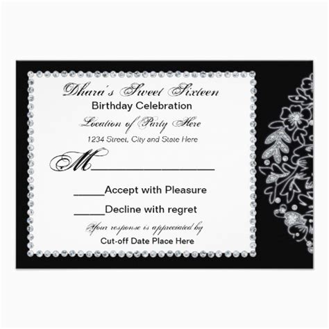 Birthday Invitations with Rsvp Cards | BirthdayBuzz