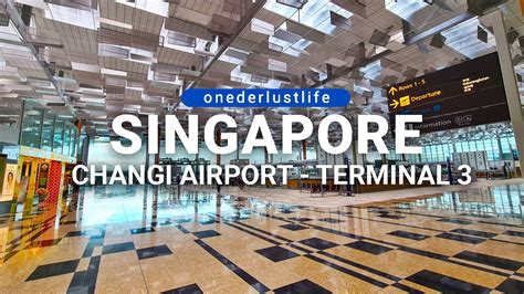 Singapore Changi Airport Terminal 3 - Walking Tour - Covid Times (4K UHD) - YouTube