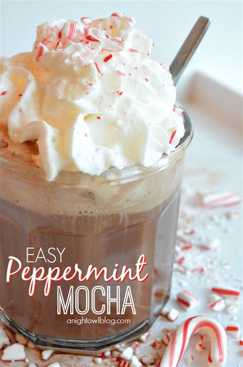 Easy Peppermint Mocha Recipe | A Night Owl Blog