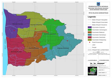 Peta Mataram Lengkap dengan Nama Kecamatan - Lamudi