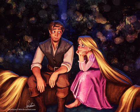 Rapunzel and Flynn - Flynn and Rapunzel Fan Art (25087994) - Fanpop