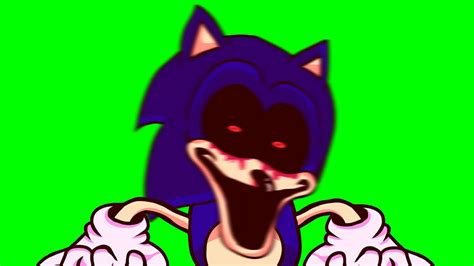 Sonic.exe Jumpscare Green Screen - YouTube