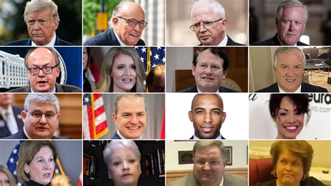 Here are the names and titles of all 19 people charged in Georgia case