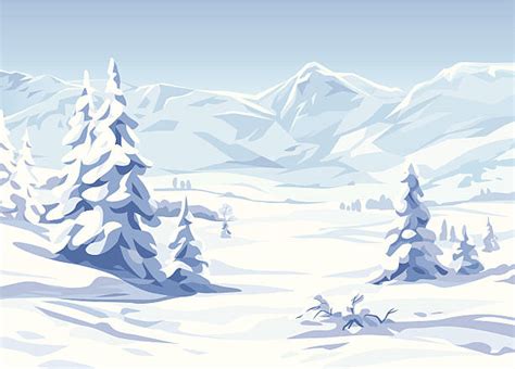 Royalty Free Snow Mountain Clip Art, Vector Images & Illustrations - iStock